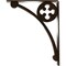 Ekena Millwork Crawley Wrought Iron Bracket, (Triple center brace), Antiqued Bronze 2"W x 10"D x 12"H BKTM02X10X12TCRABZ - alternate 2
